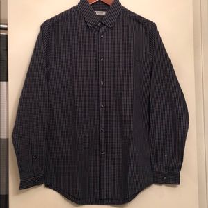 Topman - Small - Slim Fit Blue Checkered Button Up